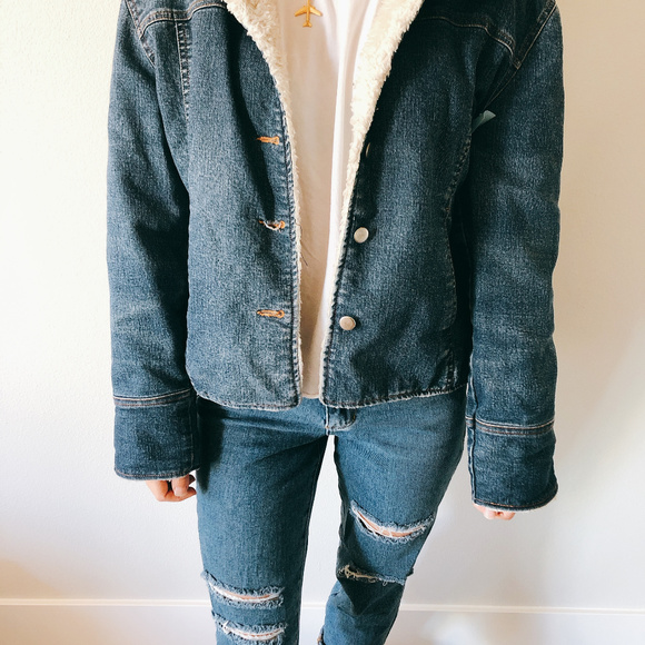 Jean Fur Jacket - Picture 4 of 4